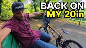 Back to riding the 20in bmx bike