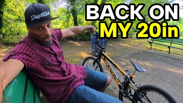 Back to riding the 20in bmx bike