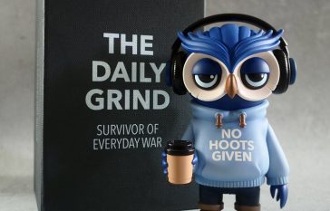 No Hoots Given art toy Otto Björnik