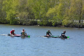 Paddling on the Charles River