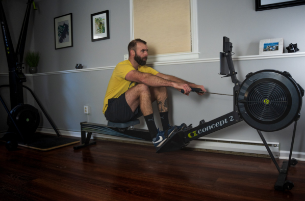 jameson on RowErg