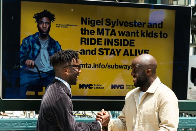 Nigel Sylvester MTA Ride Inside Stay Alive
